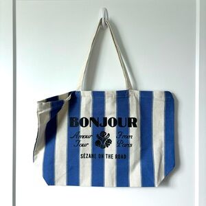 Sézane Limited Edition Amour Tour From Paris Tote Bag - NWOT